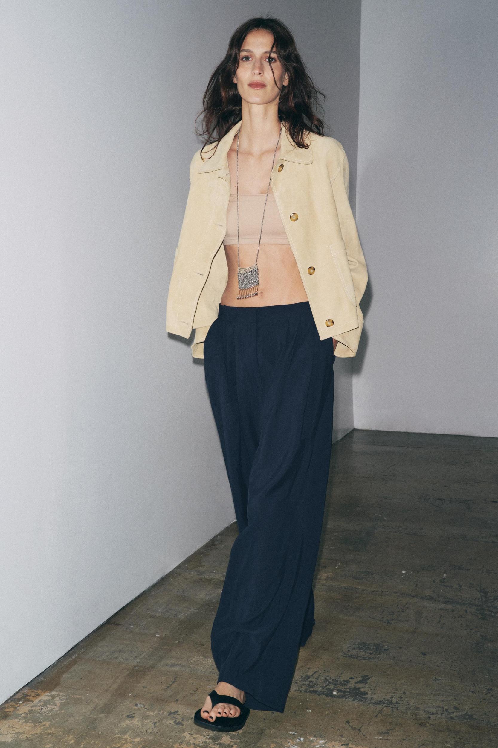 ZW COLLECTION FLOWY PLEATED PANTS Product Image