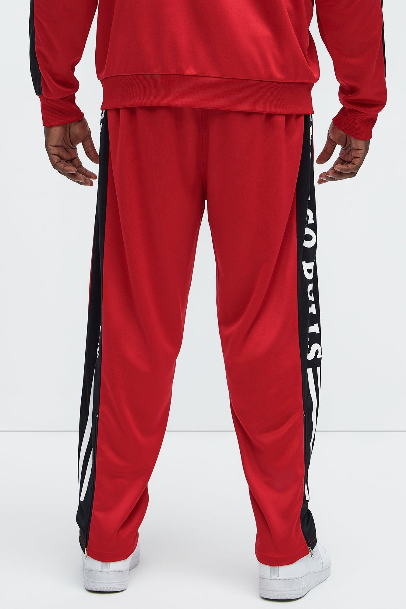 Bulls Stand By Track Pants - Red Product Image