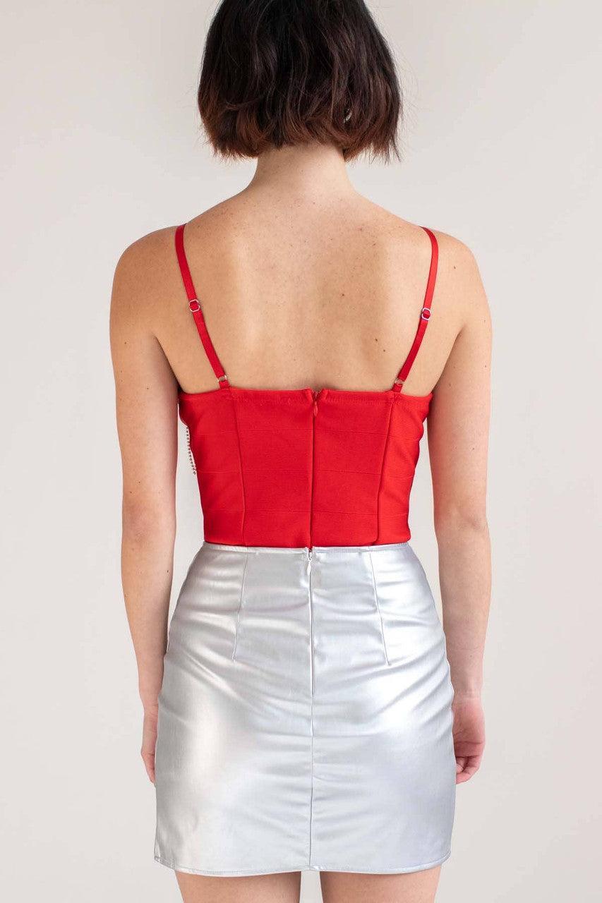 Festive Rhinestone Bodysuit Product Image