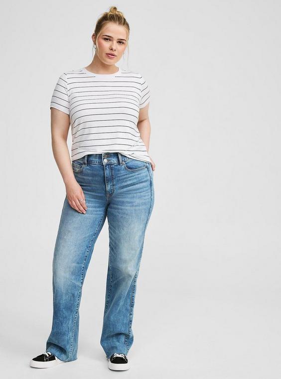 High-Rise Straight Leg 90s Straight Jeans Product Image