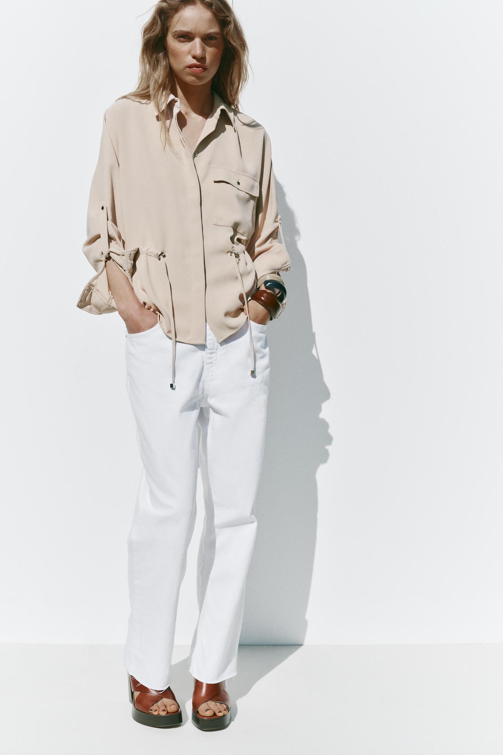 CREPE SAFARI SHIRT Product Image