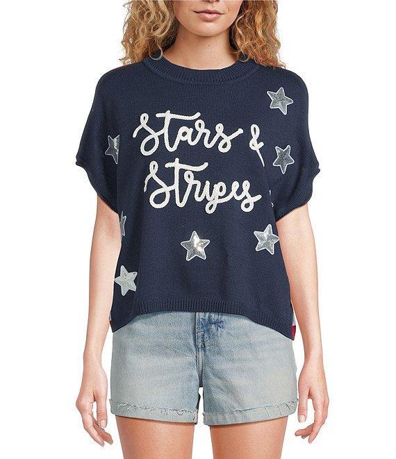 Anna & Ava Stars and Stripes Knitted Pullover Product Image