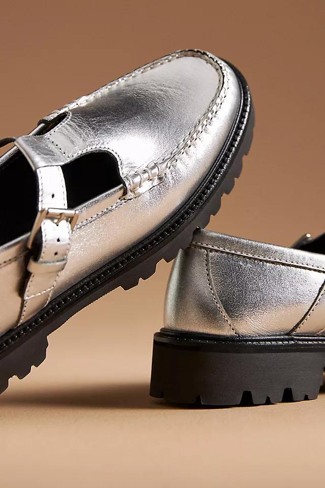 G.H.BASS Weejuns® Metallic Mary Jane Super Lug Loafers Product Image