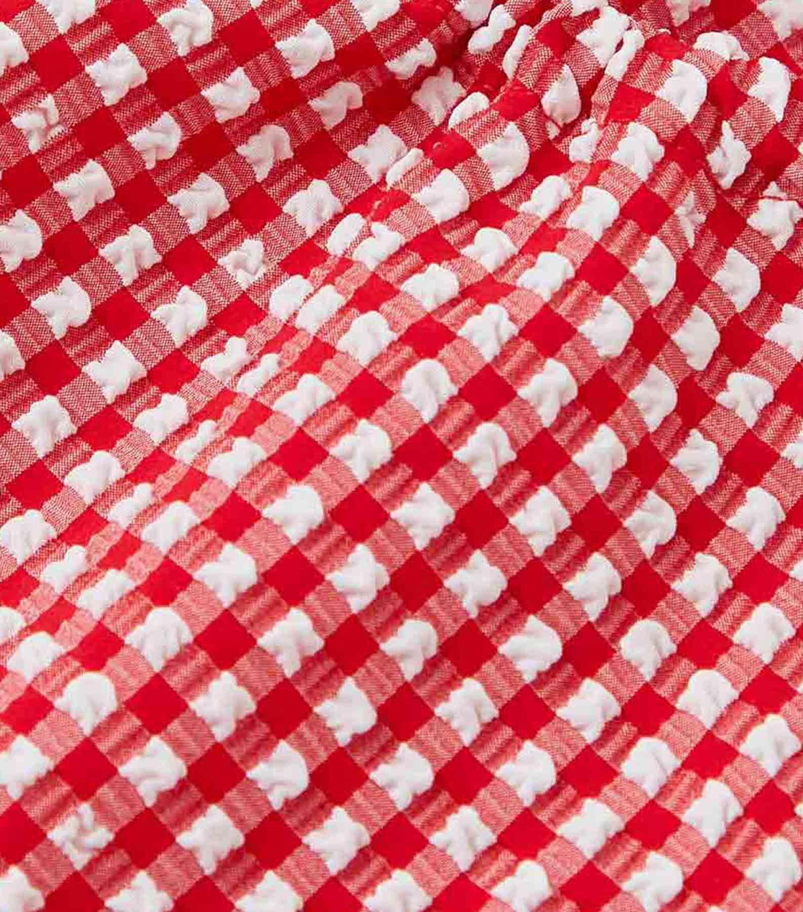 Sofia Gingham Headscarf - Red Gingham Product Image