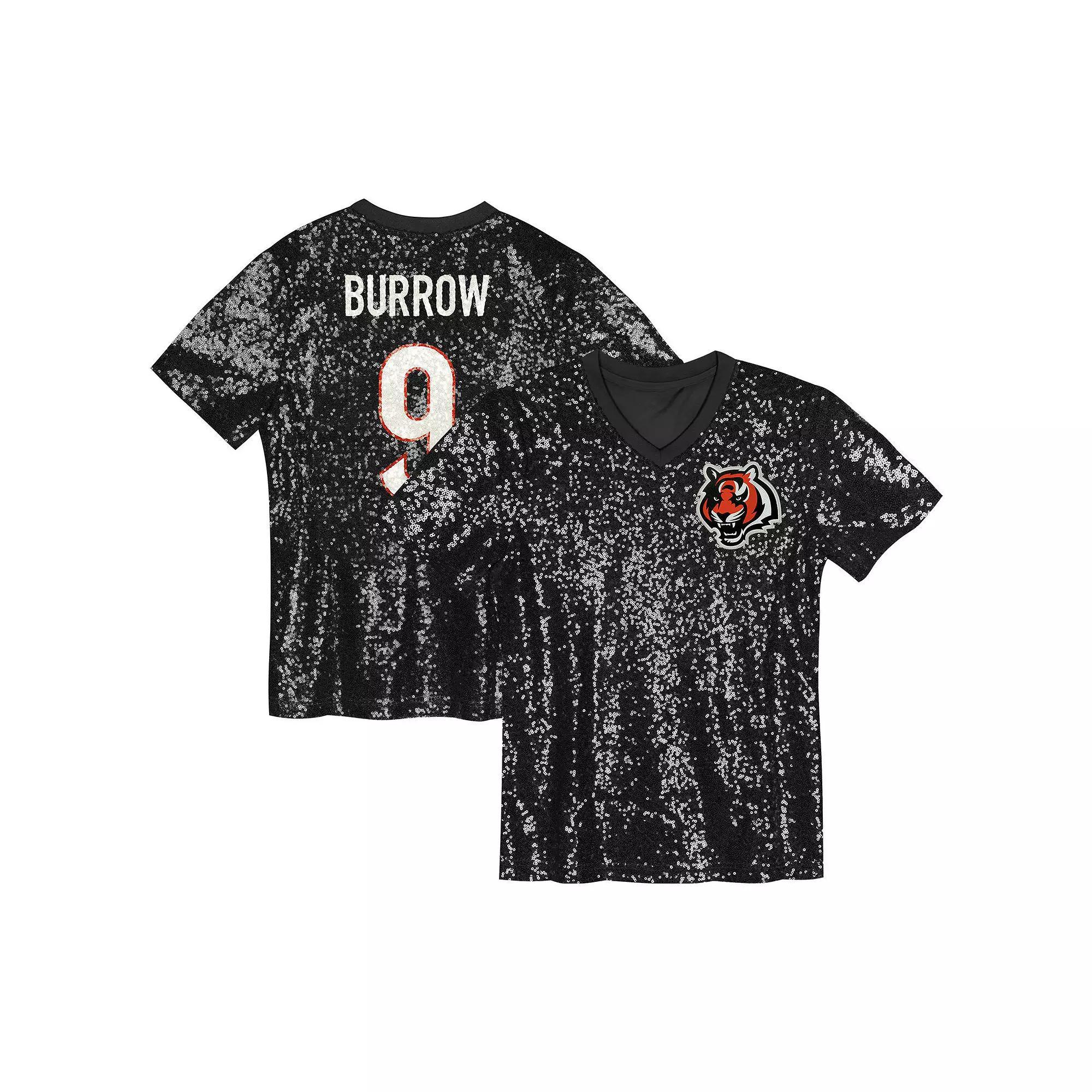 Womens Joe Burrow Cincinnati Bengals Player Name & Number V-Neck Fashion Jersey Product Image