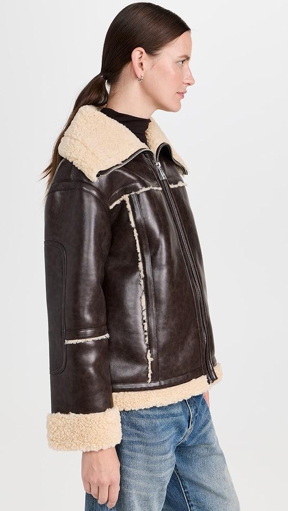 Apparis Calina Bonded Coat | Shopbop Product Image