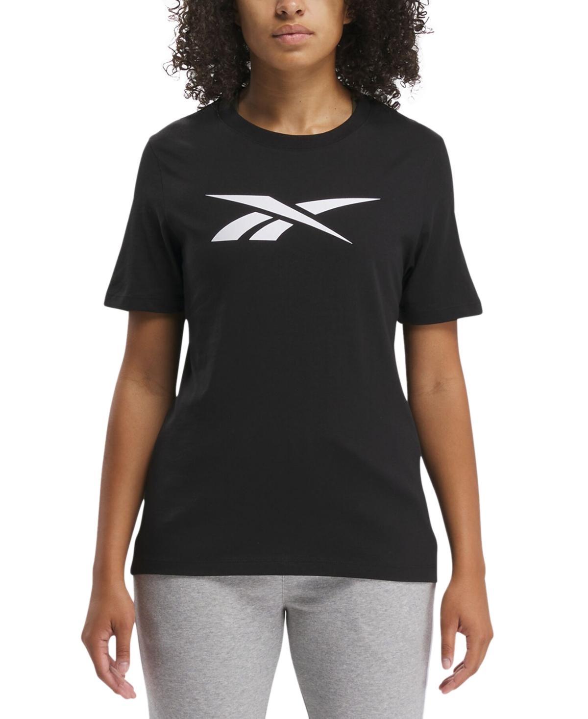 Reebok Womens Cotton Vector Graphic Short-Sleeve Tee Product Image