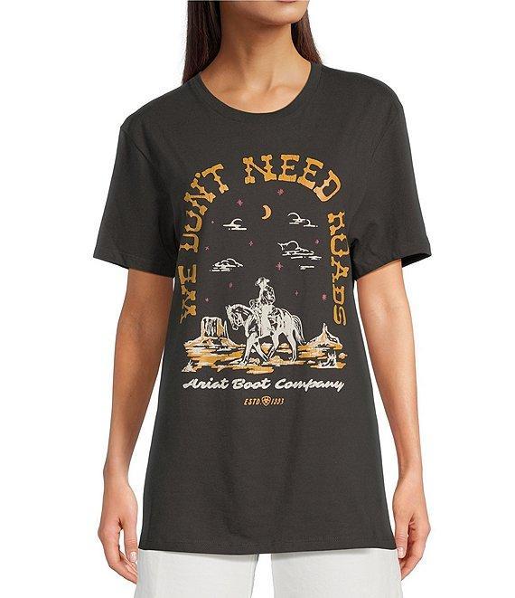 Ariat No Roads Crew Neck Short Sleeve T-shirt Product Image