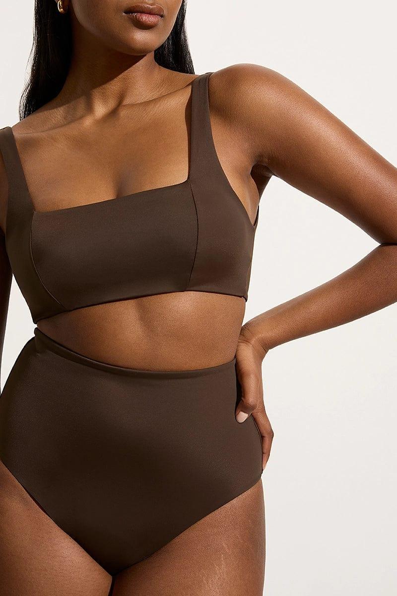 Zizi Bikini Top Coffee Product Image