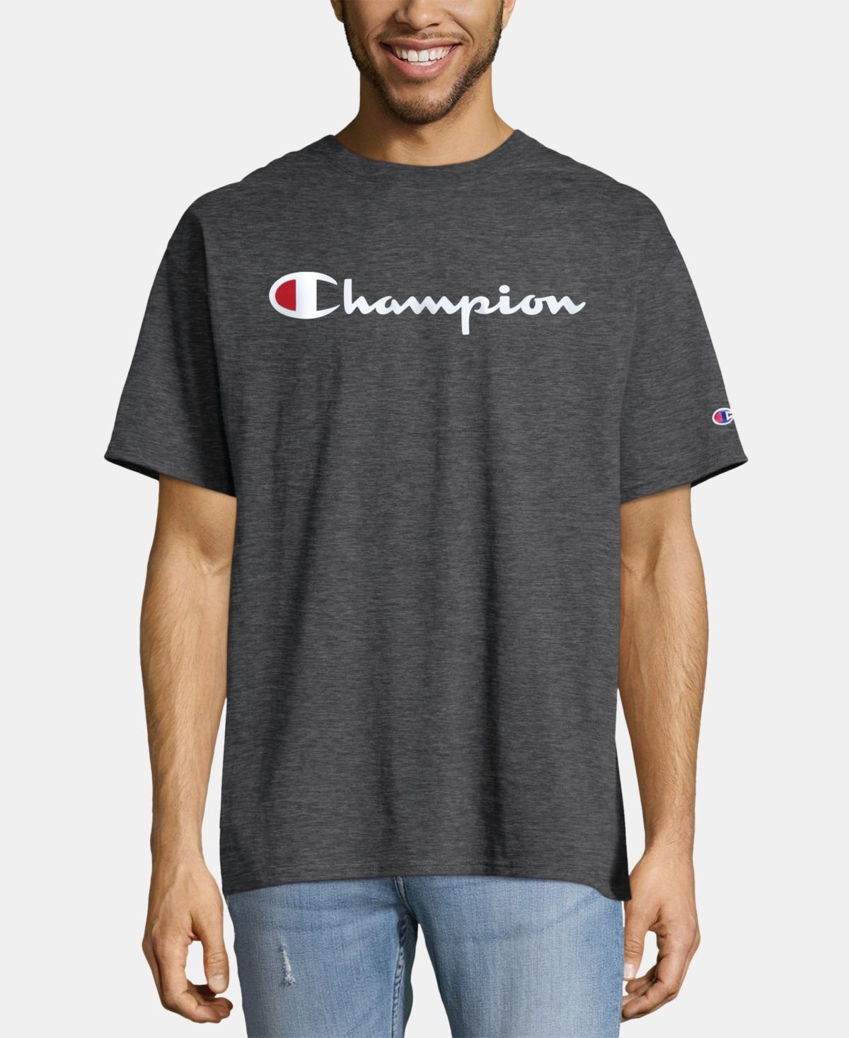 Men's Champion® Graphic Tee, Size: Large, White Product Image