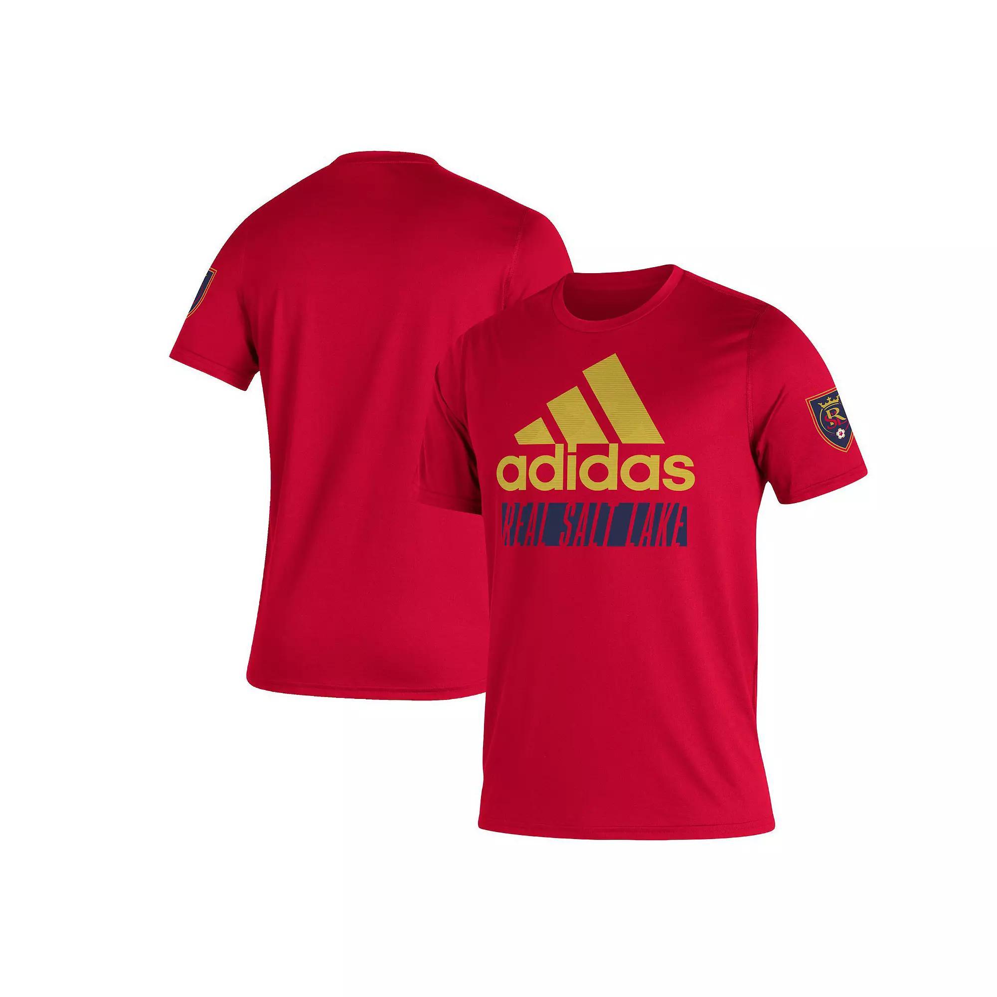 Mens adidas Red Real Salt Lake Creator Vintage T-Shirt Product Image
