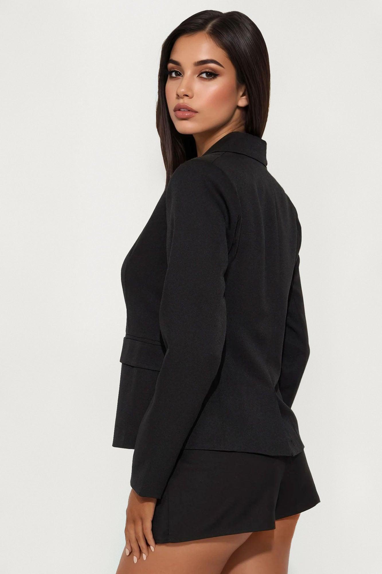 Set The Tone Blazer - Black Product Image