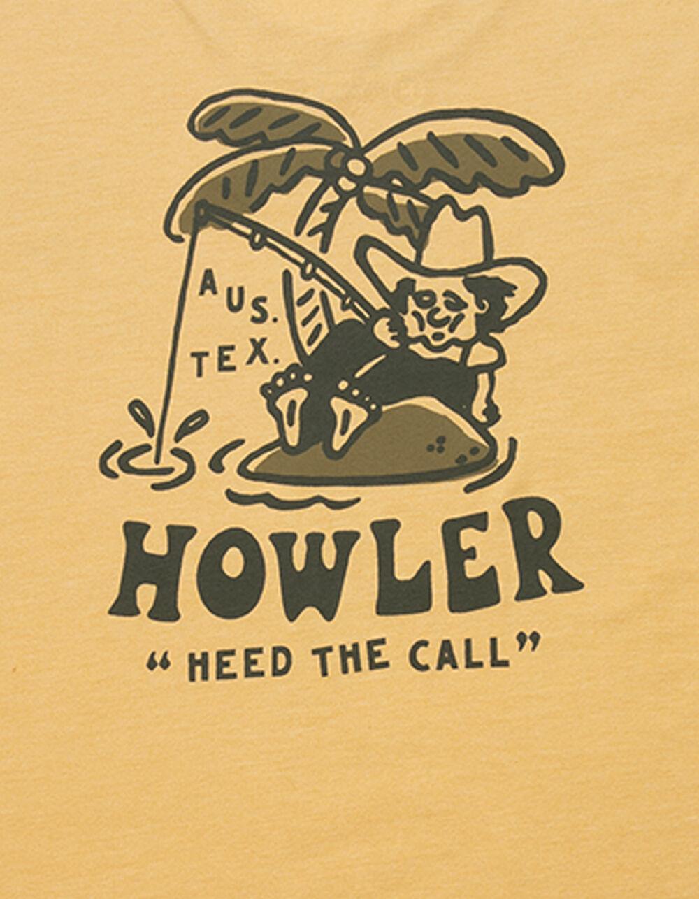 HOWLER BROTHERS Island Time Mens Tee - YELLOW Product Image