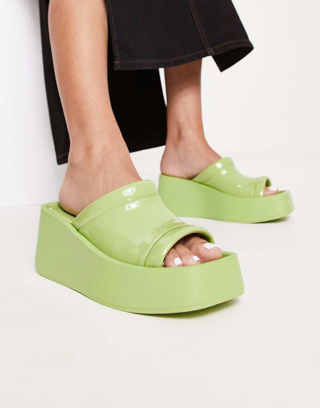 Daisy Street Exclusive chunky sole sandals Product Image