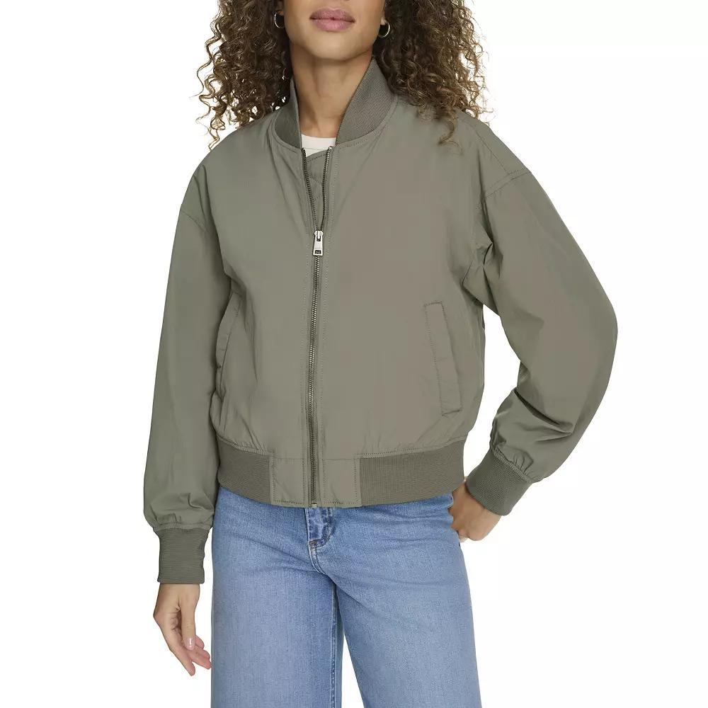 Women's Levi's® Relaxed Bomber Jacket, Size: XL, Green Product Image