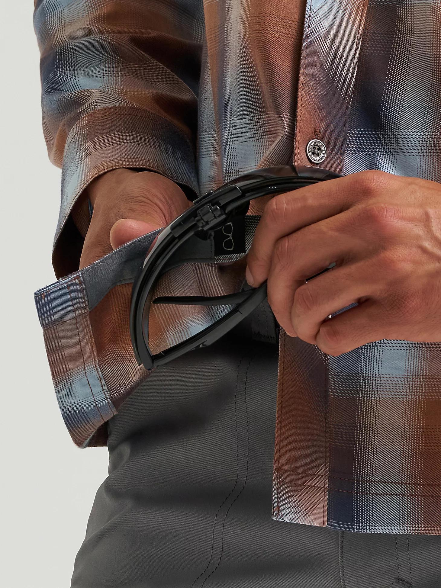Men's Outdoor Stretch Plaid Shirt | Men's SHIRTS | Wrangler® Product Image