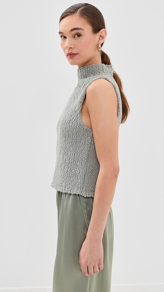 Sablyn Atticus Roll Neck Cropped Tank | Shopbop Product Image