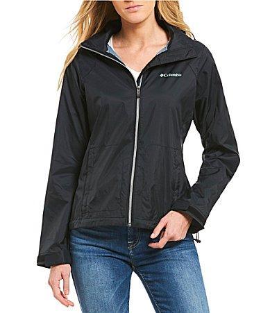 Women's Columbia Switchback III Hooded Packable Jacket, Size: XL, Black Product Image