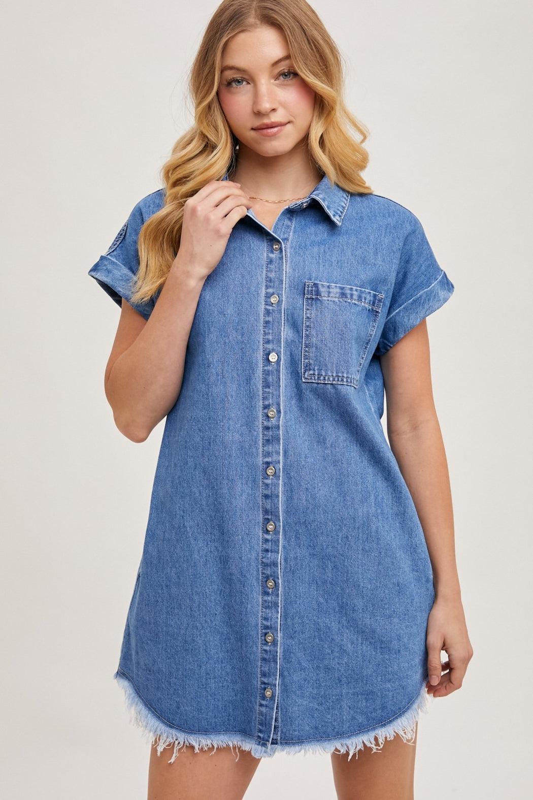 Antonella Denim Dress Product Image