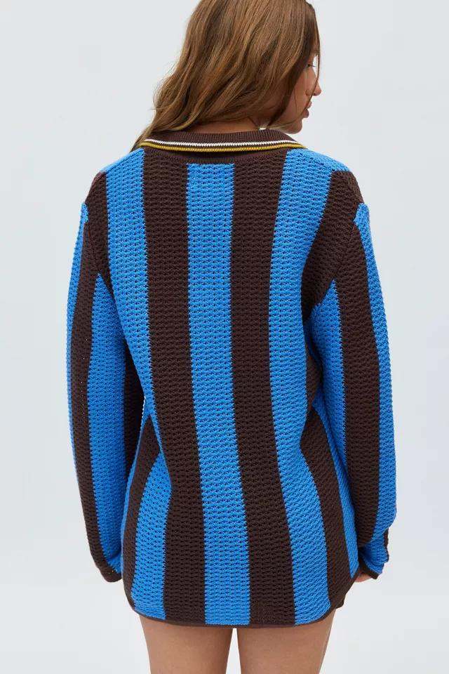BDG Mitchelle Embroidered Crest Polo Sweater Product Image