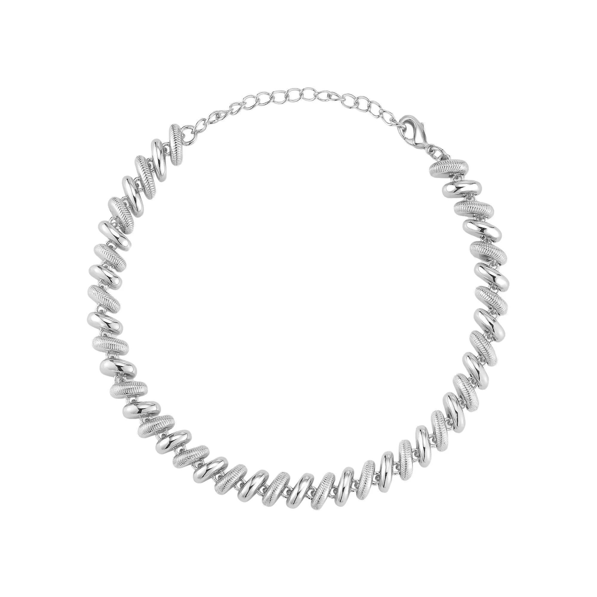 WINX Macaroni Bracelet, Women's, Size: 9", Silver Tone Product Image