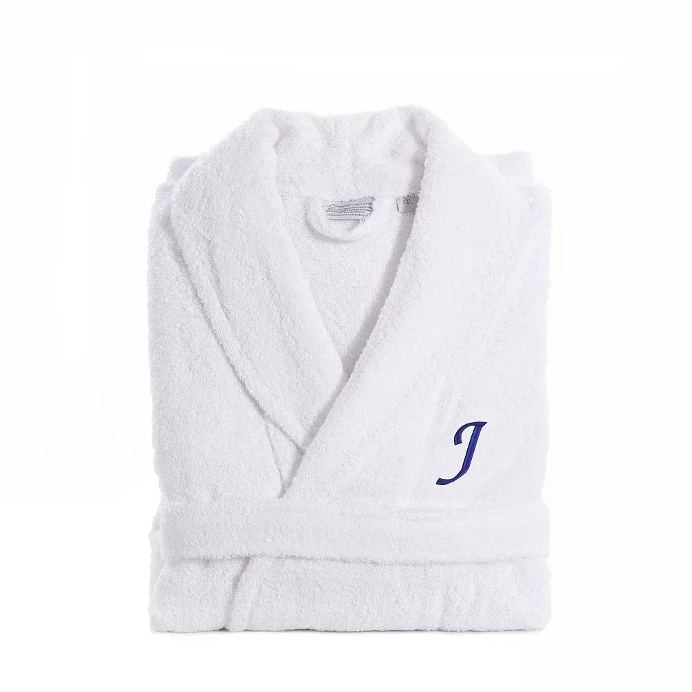 Linum Home Textiles Turkish Cotton Personalized Unisex Embroidered Terry Bathrobe, Womens Product Image