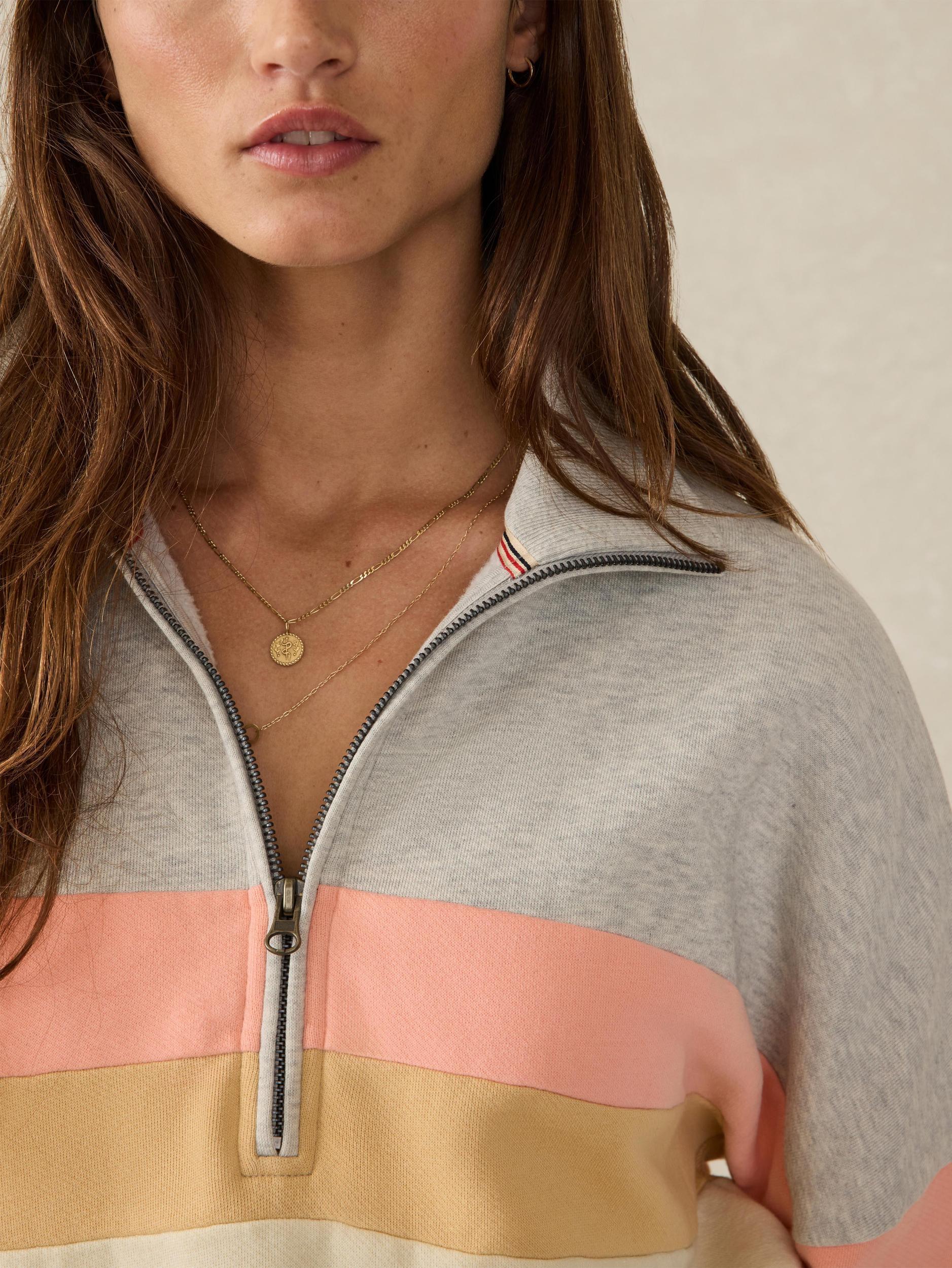 High Standard Fleece Quarter Zip - Golden Horizon Female Product Image