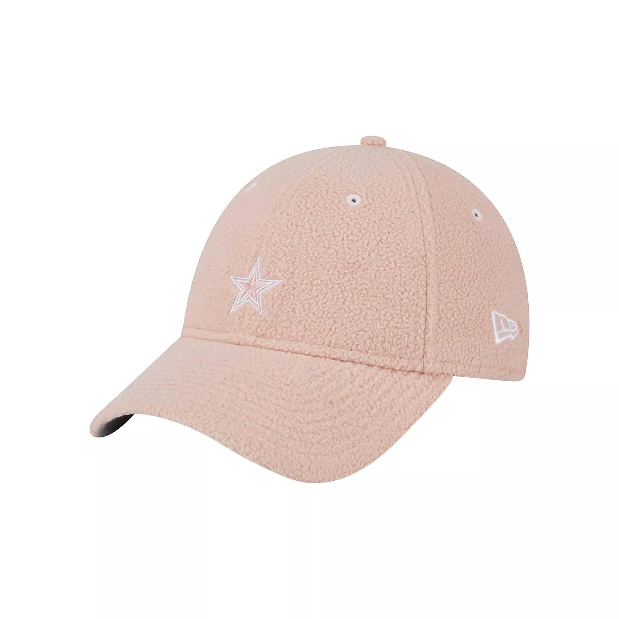 Women's New Era Light Pink Dallas Cowboys Cozy 9FORTY Adjustable Hat Product Image