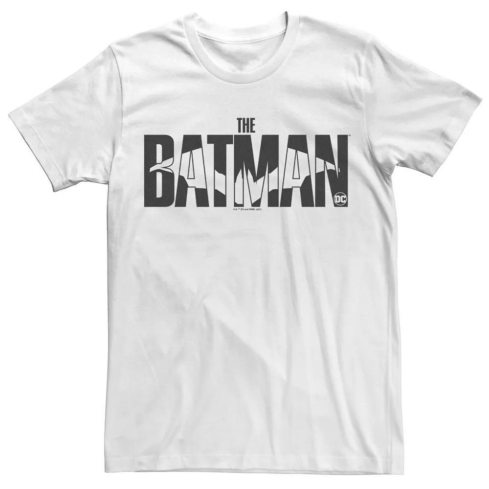 Men's DC Comics The Batman Logo Tee, Size: Large, White Product Image