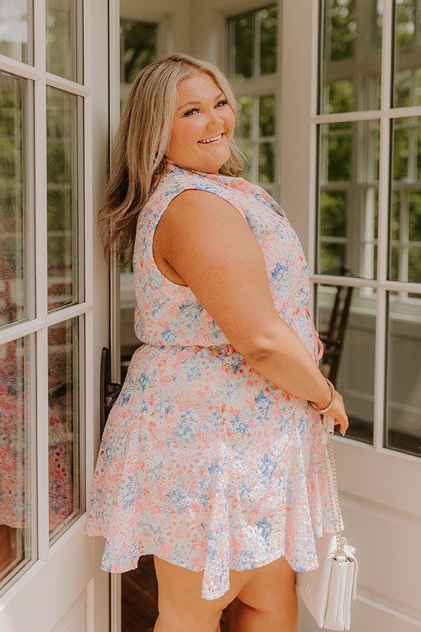 Vacay State Of Mind Eyelet Mini Dress Curves Product Image