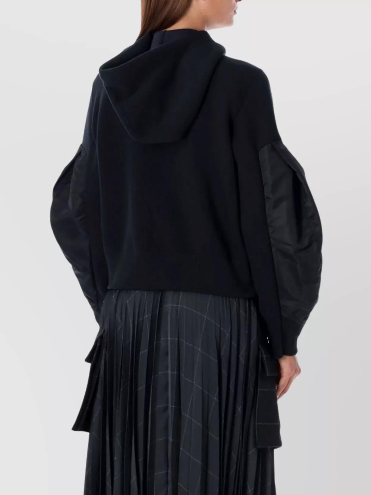 SACAI Sweatshirt  Woman Color Black In Schwarz Product Image