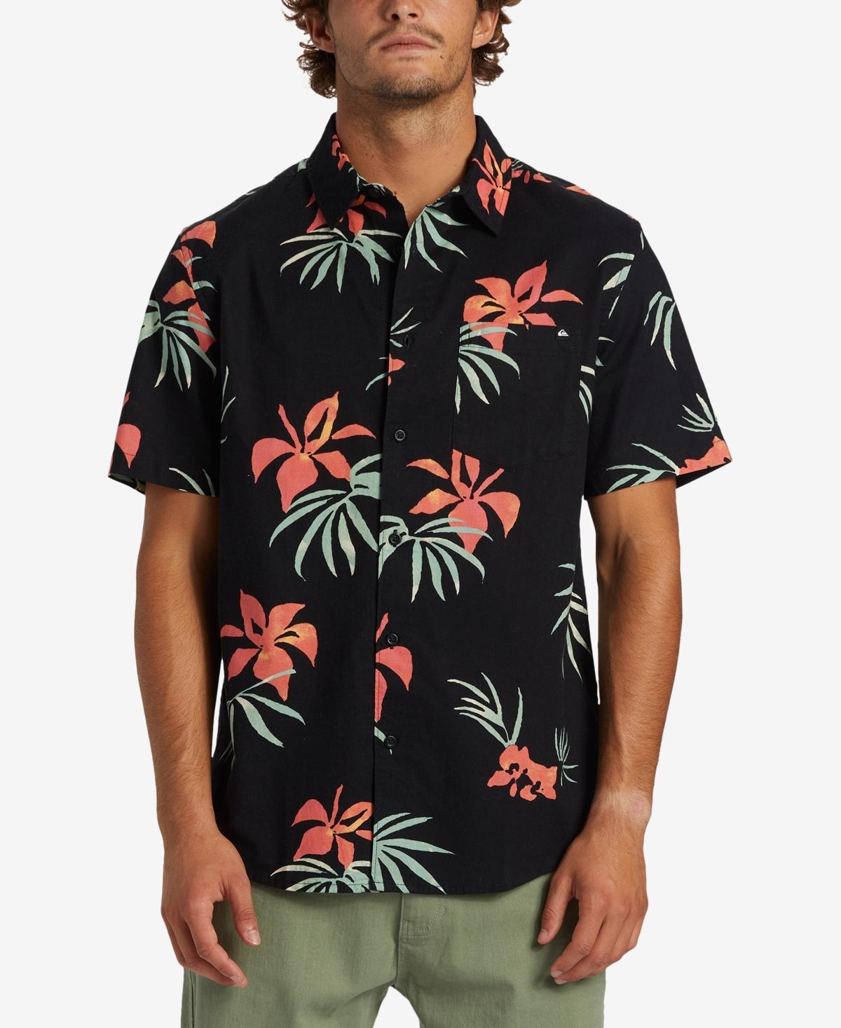 Quiksilver Mens Apero Classic Short Sleeve Button Down Shirt Product Image
