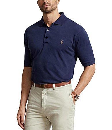 Polo Ralph Lauren Big  Tall Classic Fit Soft Cotton Multi-Colored Pony Polo Shirt Product Image