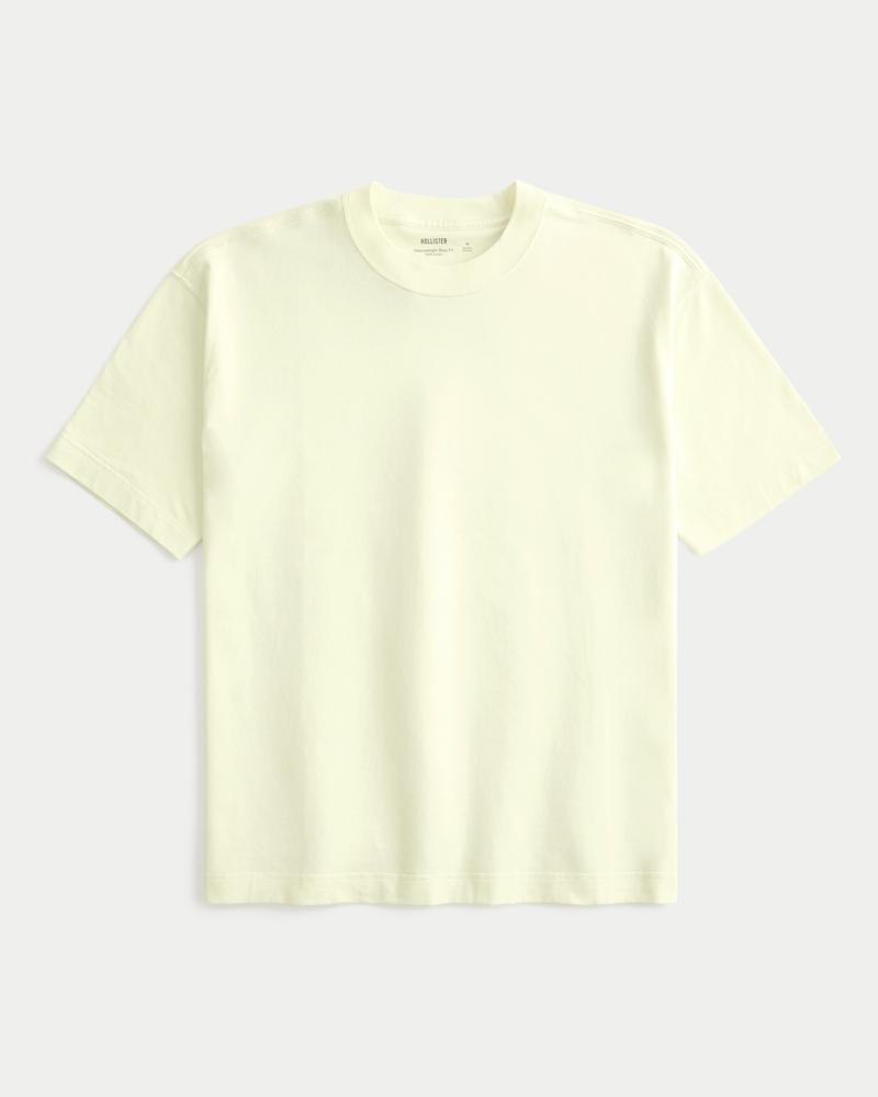 Boxy Heavyweight Pattern Crew T-Shirt Product Image