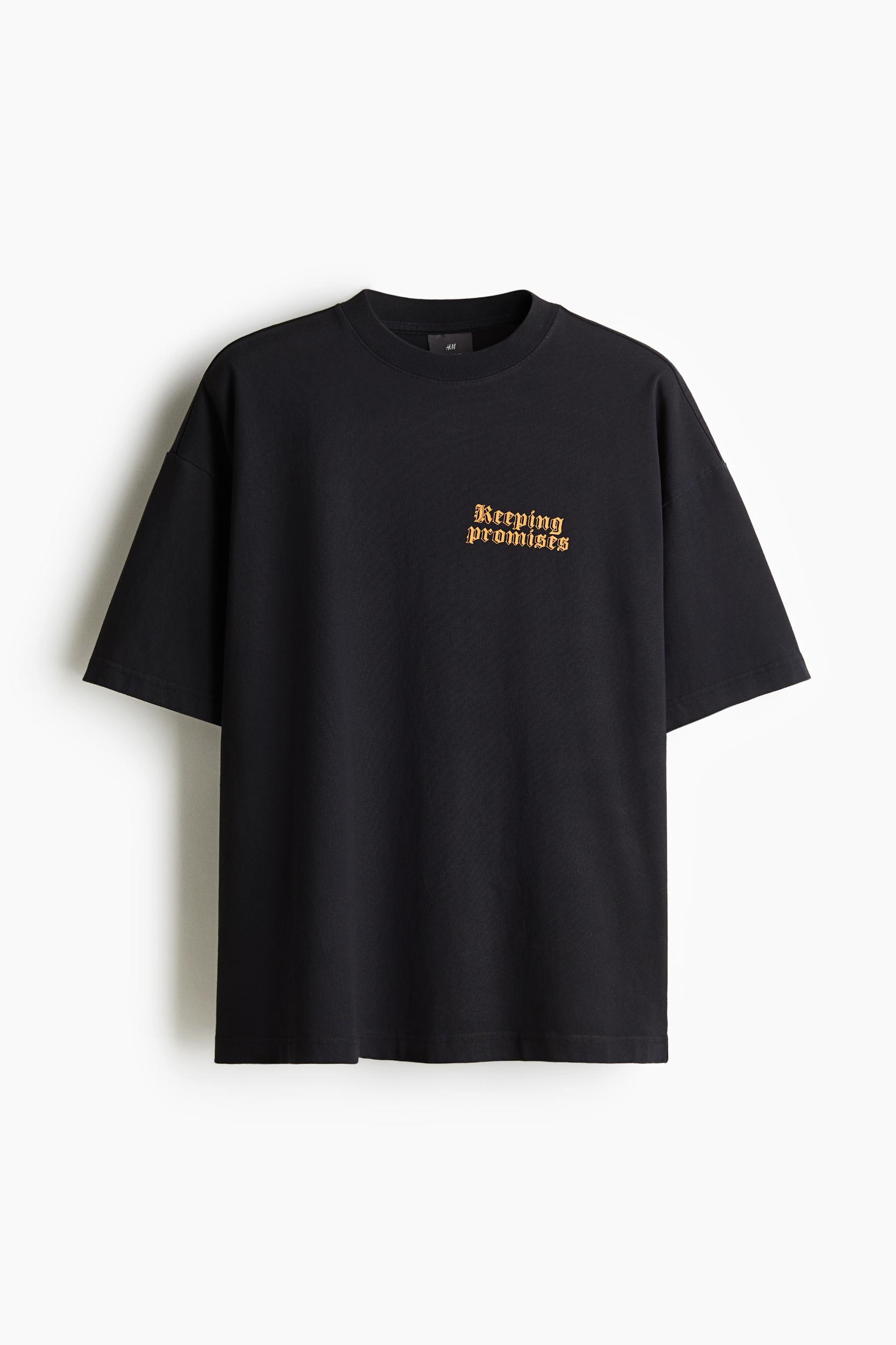 Oversized Fit Printed T-shirt Product Image