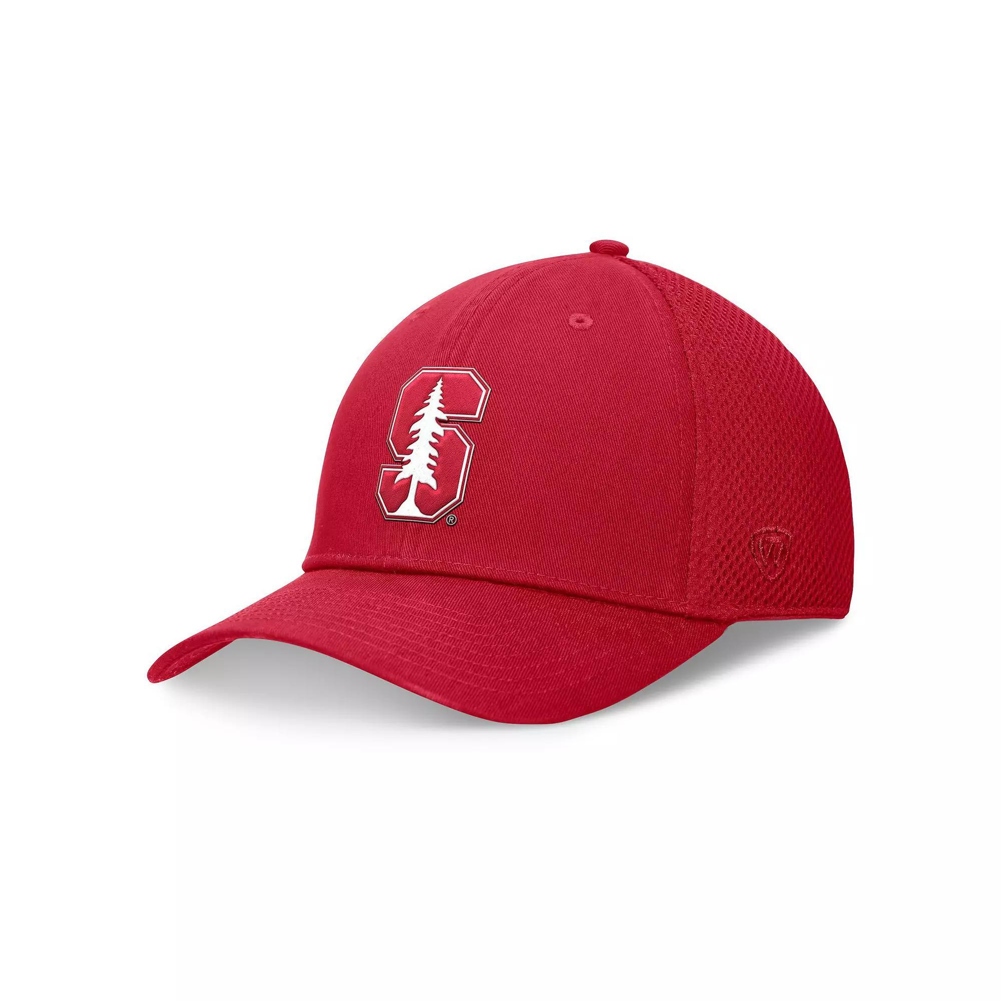 Men's Top of the World Cardinal Stanford Cardinal Spacer Flex Hat, Size: Large/XL, Red Product Image