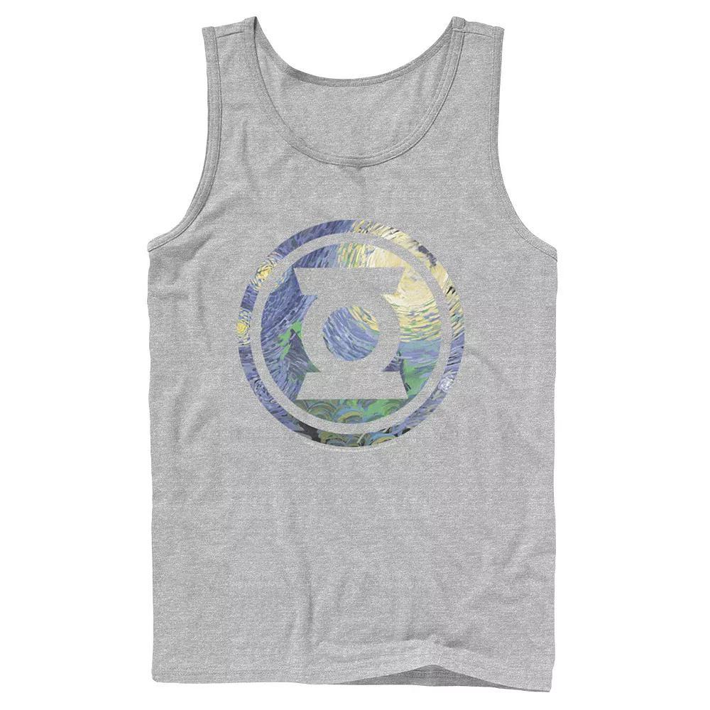 Mens DC Comics Green Lantern Starry Night Logo Tank Top Product Image