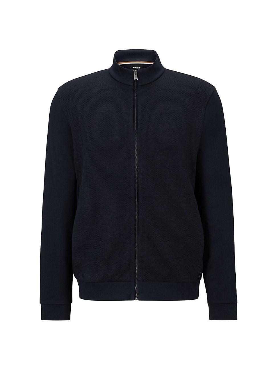 Boss Skiles Textured Zip Up Jacket Product Image