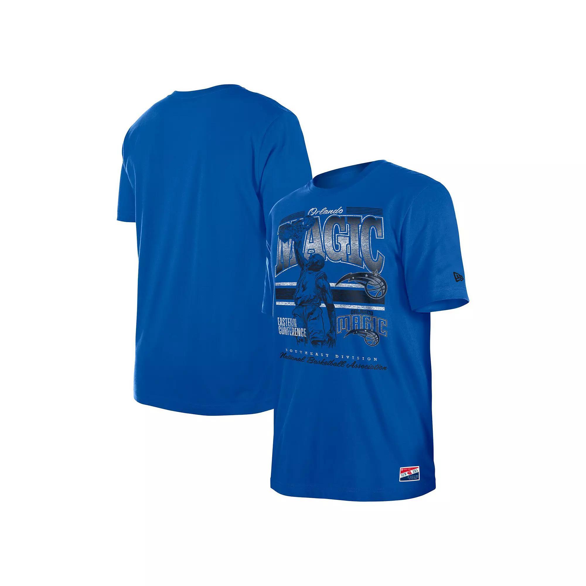 Men's New Era Navy New Orleans Pelicans Enzyme Wash Oversized T-Shirt, Size: XL, Blue Product Image