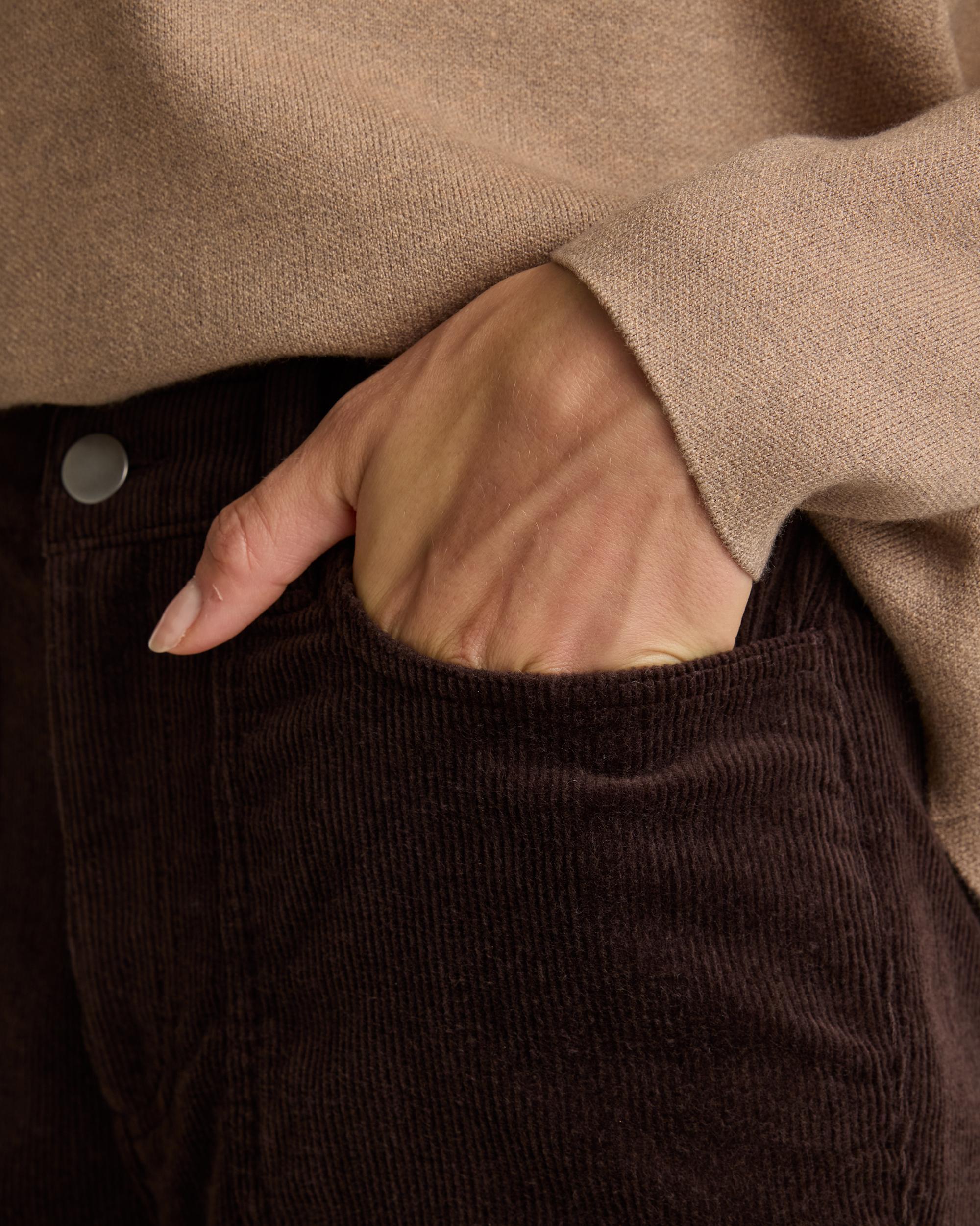 Quince | Women's Organic Stretch Corduroy Flare Pants Organic Cotton Product Image