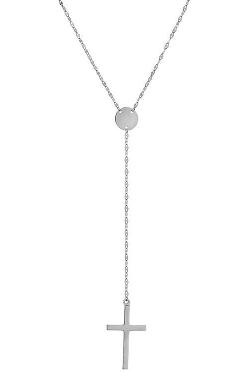 Womens Crossary 14K Yellow Gold Lariat Necklace Product Image