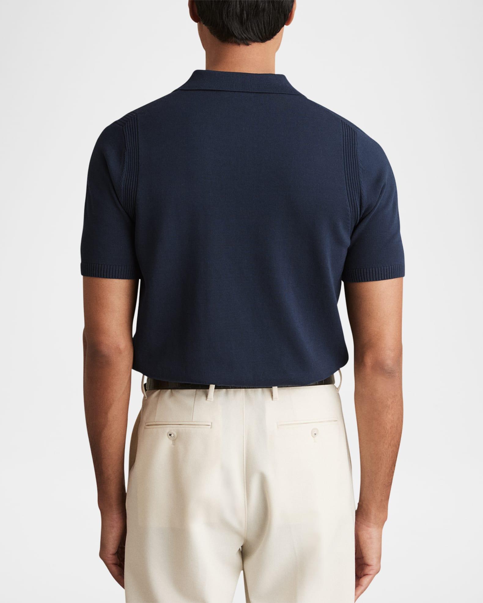 Mens Berkley Half-Zip Knit Polo Shirt Product Image