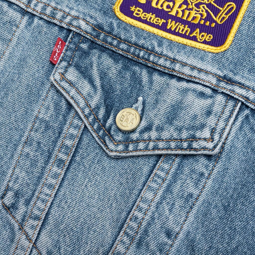 Portrait Denim Jacket - Multi Male Product Image