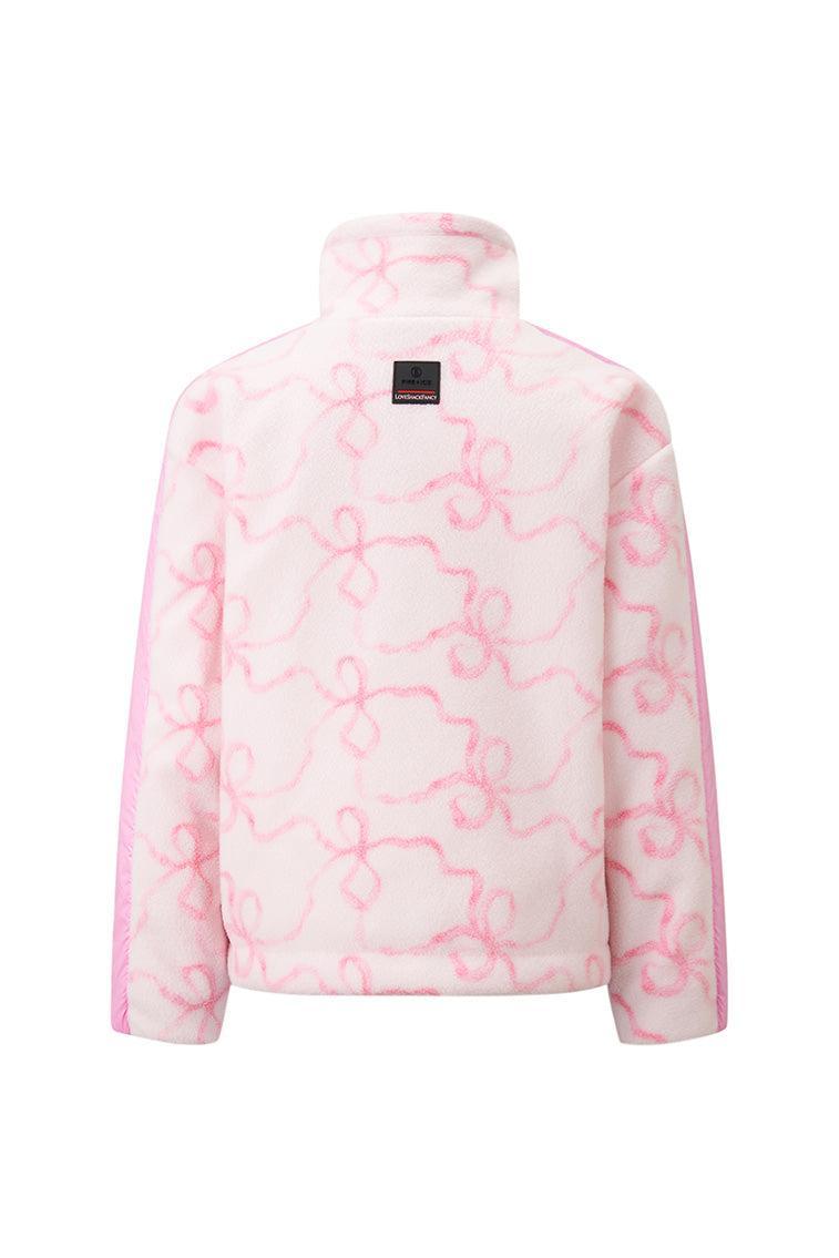 BOGNER FIRE+ICE x LoveShackFancy Ninetta Fleece Jacket - HIBISCUS Product Image