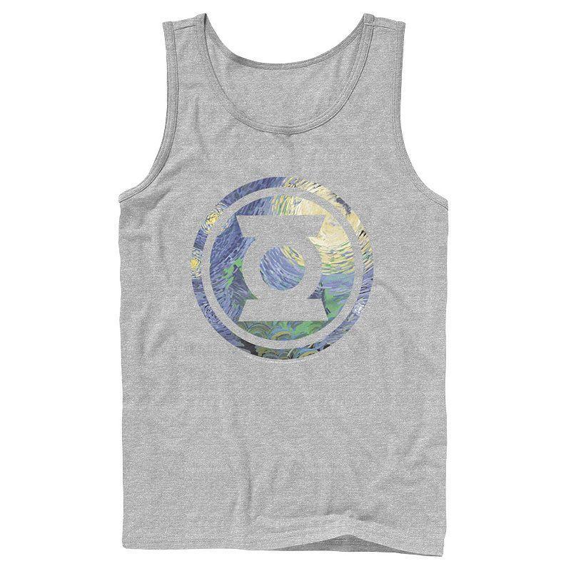 Mens DC Comics Green Lantern Starry Night Logo Tank Top Product Image