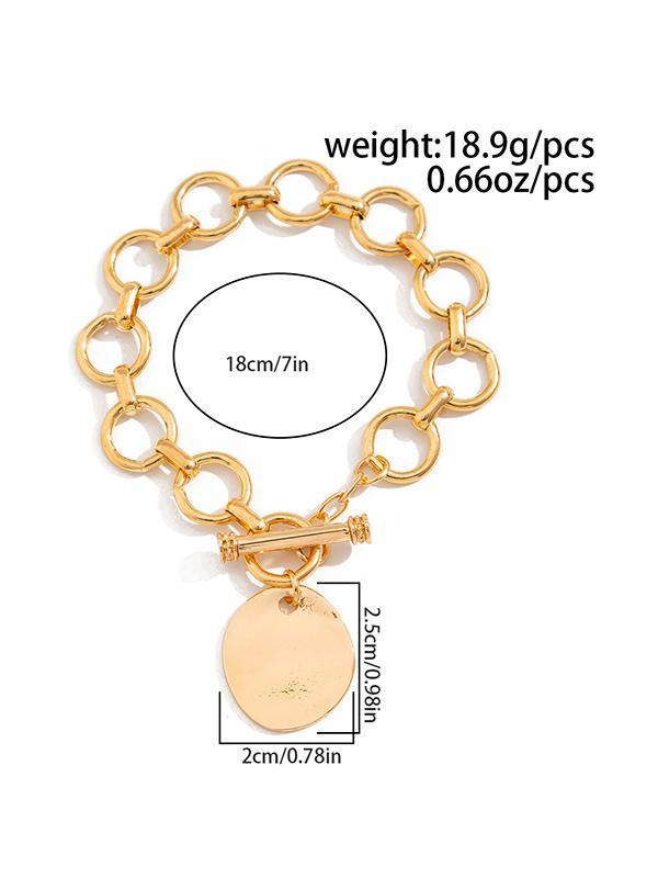 Normcore Chains Geometric Bracelet Accessories Product Image