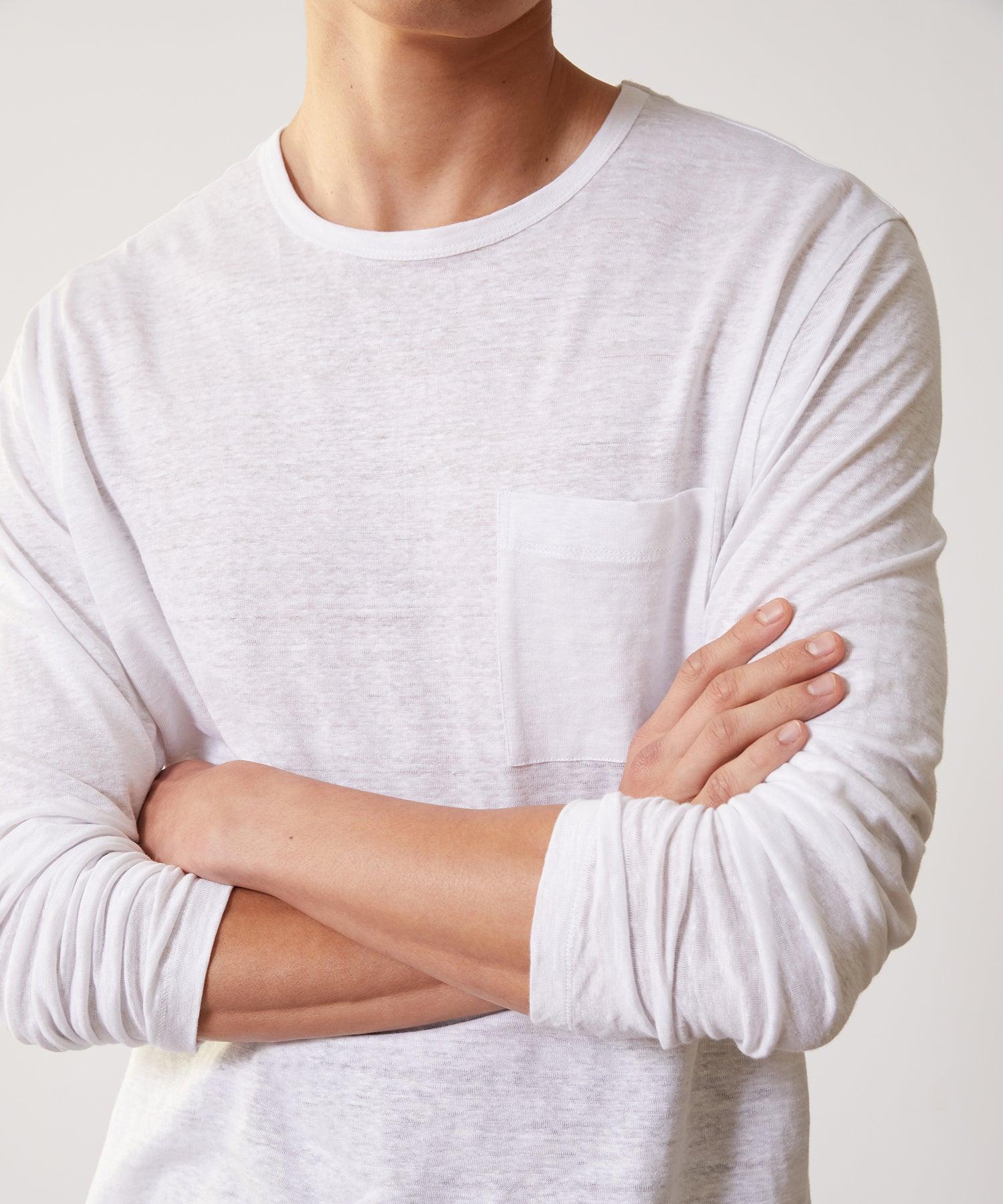 Linen Jersey Pocket Tee Product Image