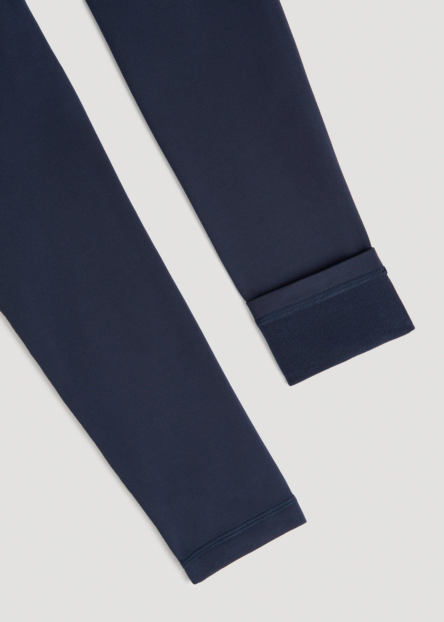 Fleece Lined Women's Tall Leggings in Navy Product Image