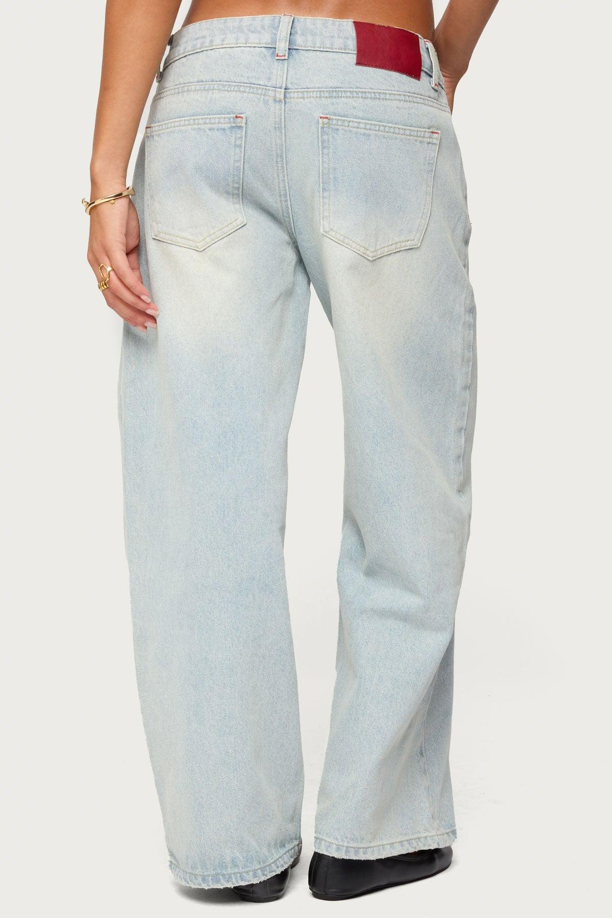 Petite Ace Relaxed Jeans Product Image