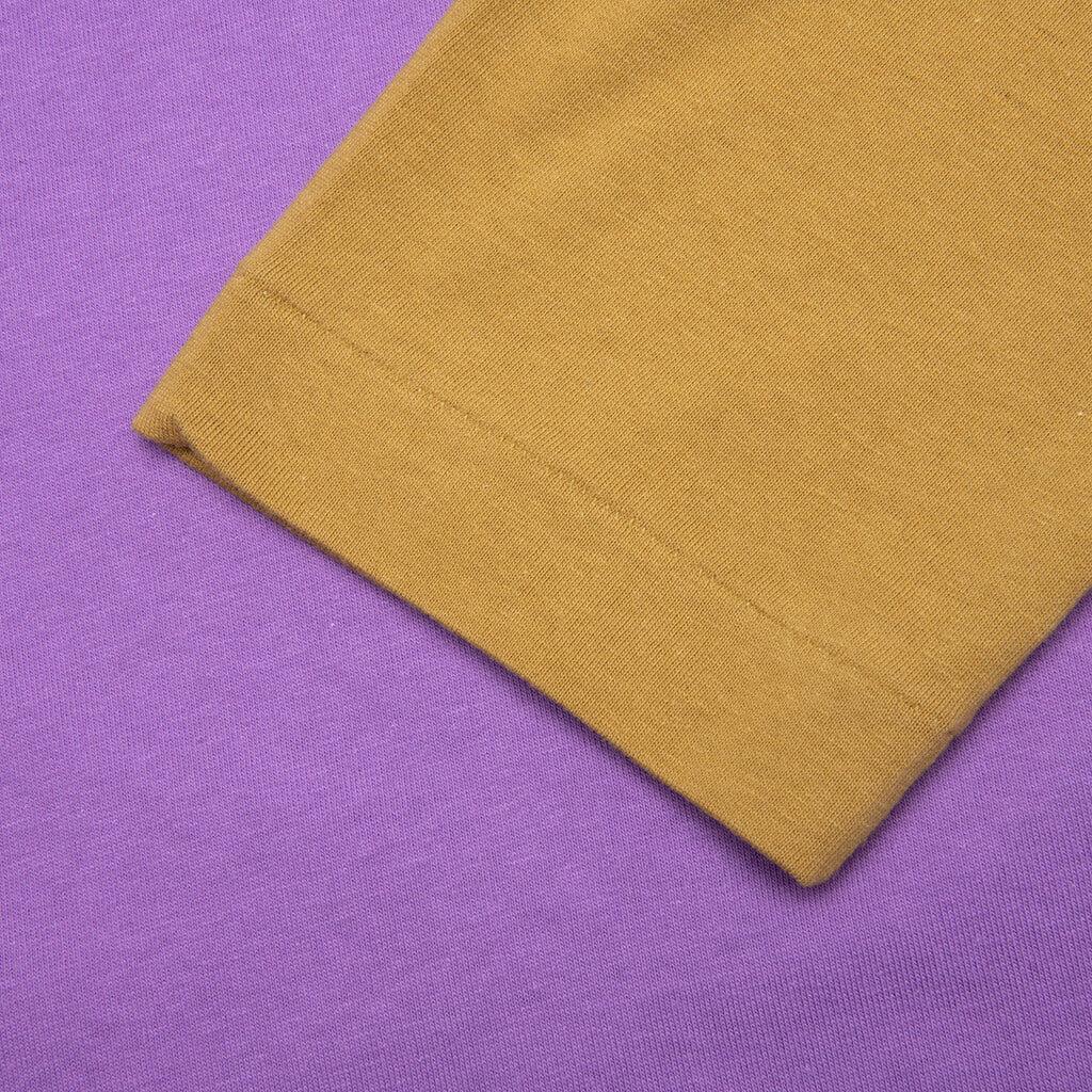 Bi-Color T-Shirt - Purple/Olive Male Product Image